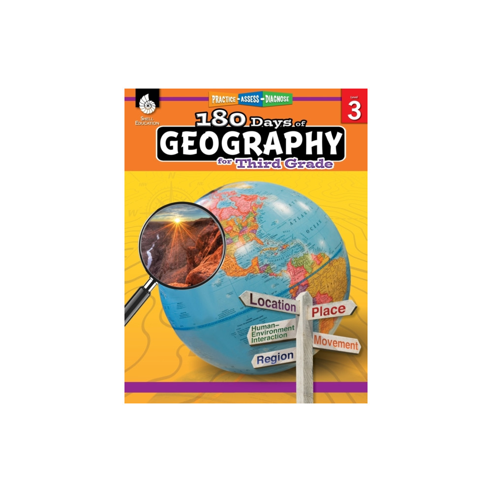 Produktbild för 180 Days™: Geography for Third Grade (häftad, eng)