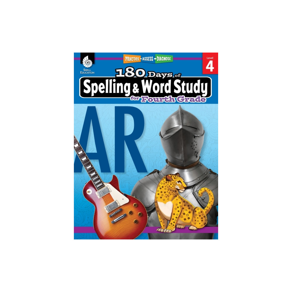 Produktbild för 180 Days™: Spelling and Word Study for Fourth Grade (häftad, eng)