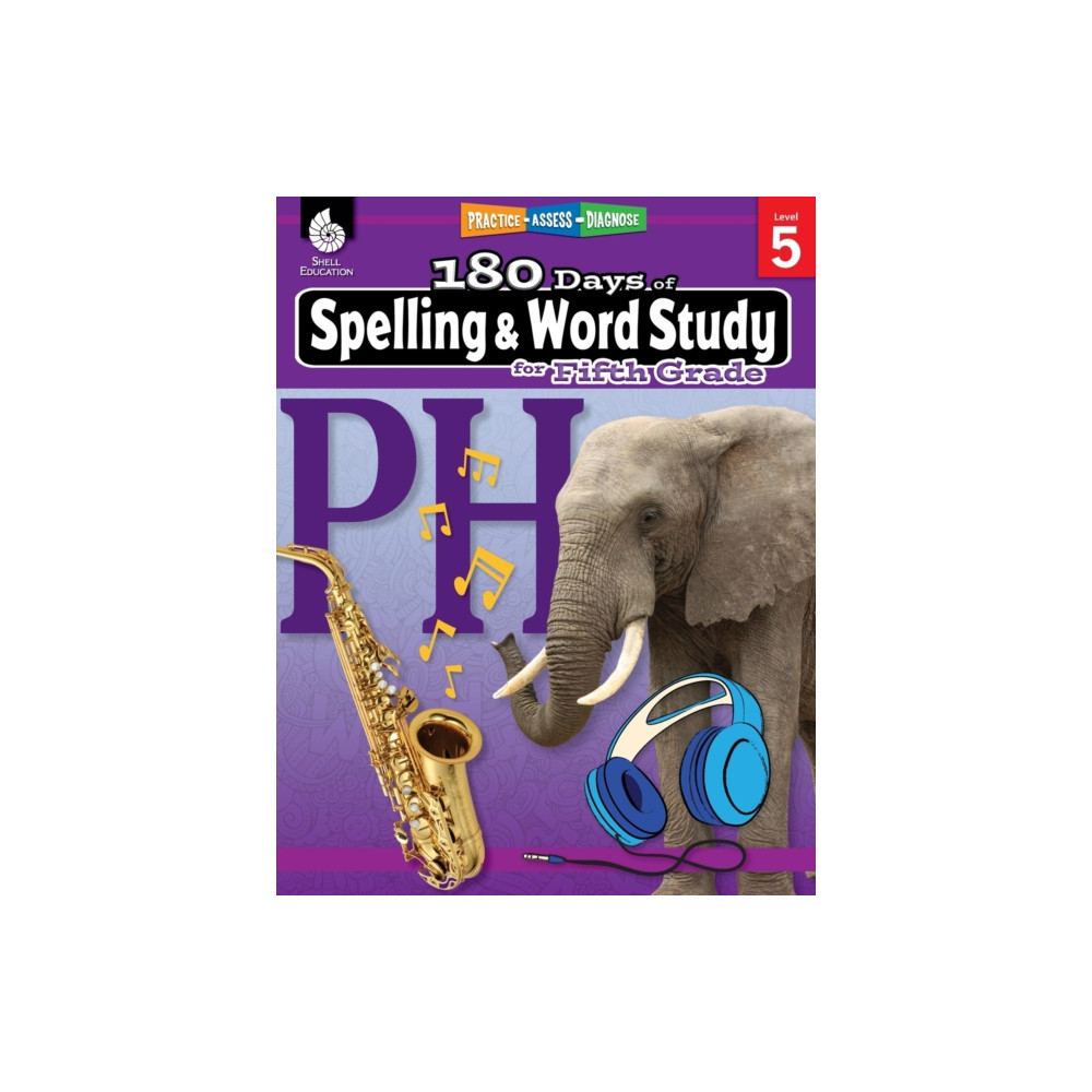 Produktbild för 180 Days™: Spelling and Word Study for Fifth Grade (häftad, eng)