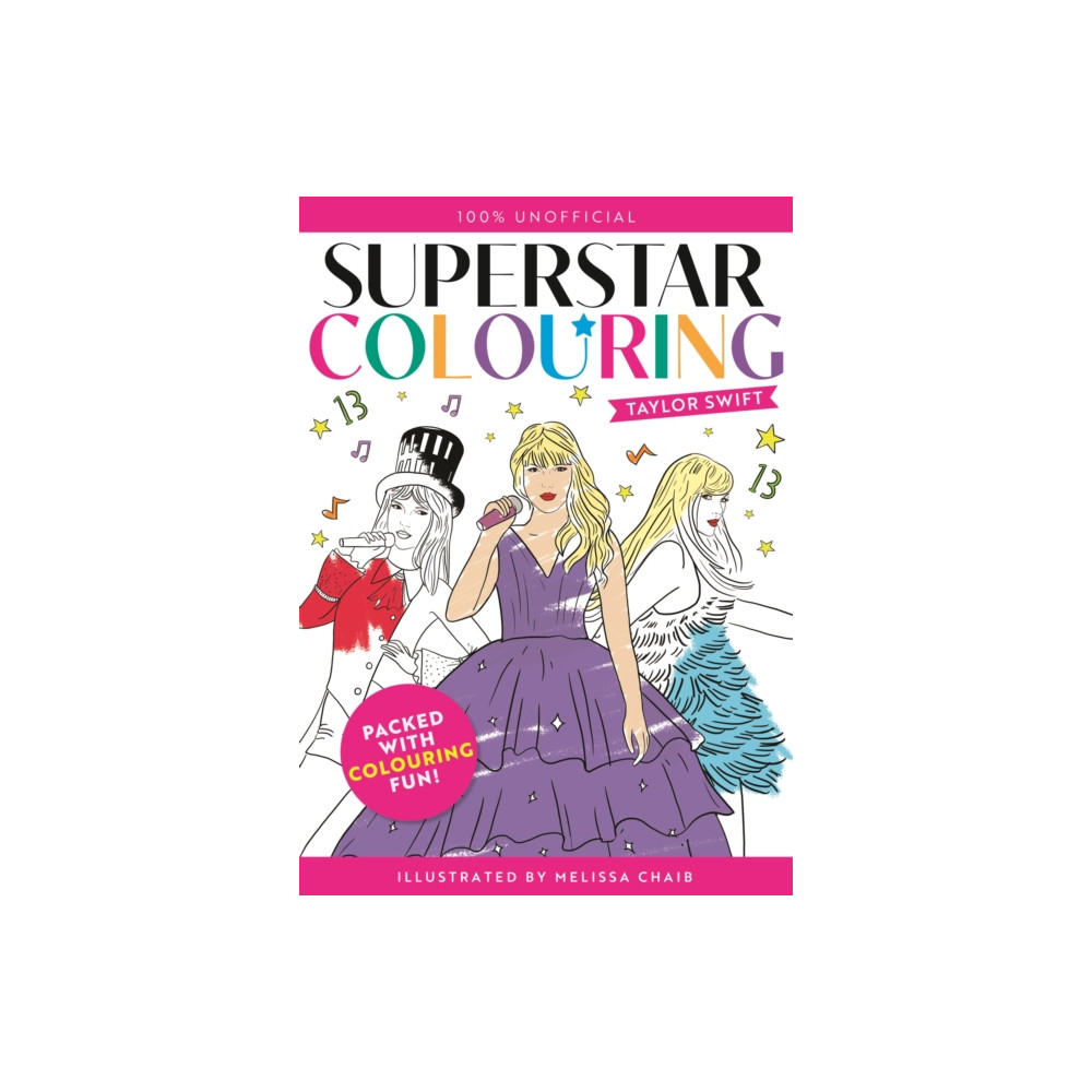 Produktbild för Superstar Colouring: Taylor Swift (häftad, eng)