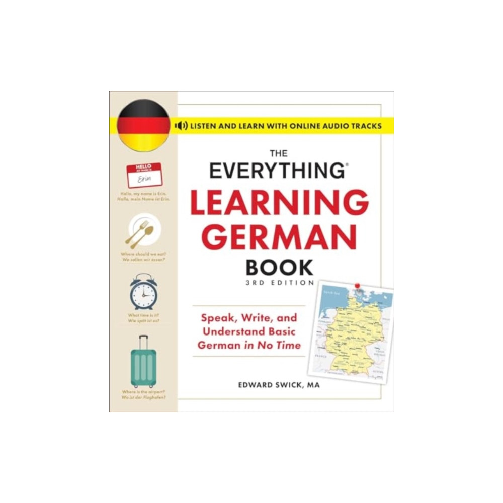 Produktbild för The Everything Learning German Book, 3rd Edition (häftad, eng)