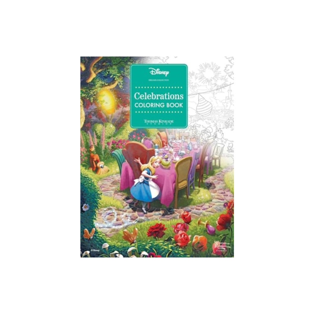Produktbild för Disney Dreams Collection Thomas Kinkade Studios Celebrations Coloring Book (häftad, eng)