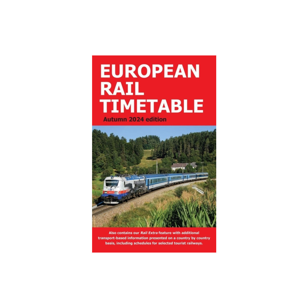 Produktbild för European Rail Timetable Autumn 2024 (häftad, eng)