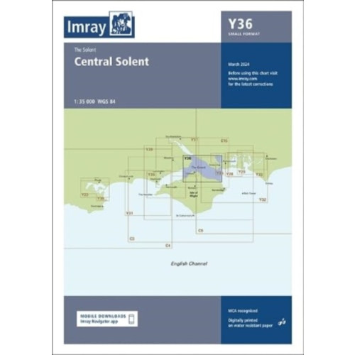 Imray, Laurie, Norie & Wilson Ltd Y36 Central Solent (Small Format)