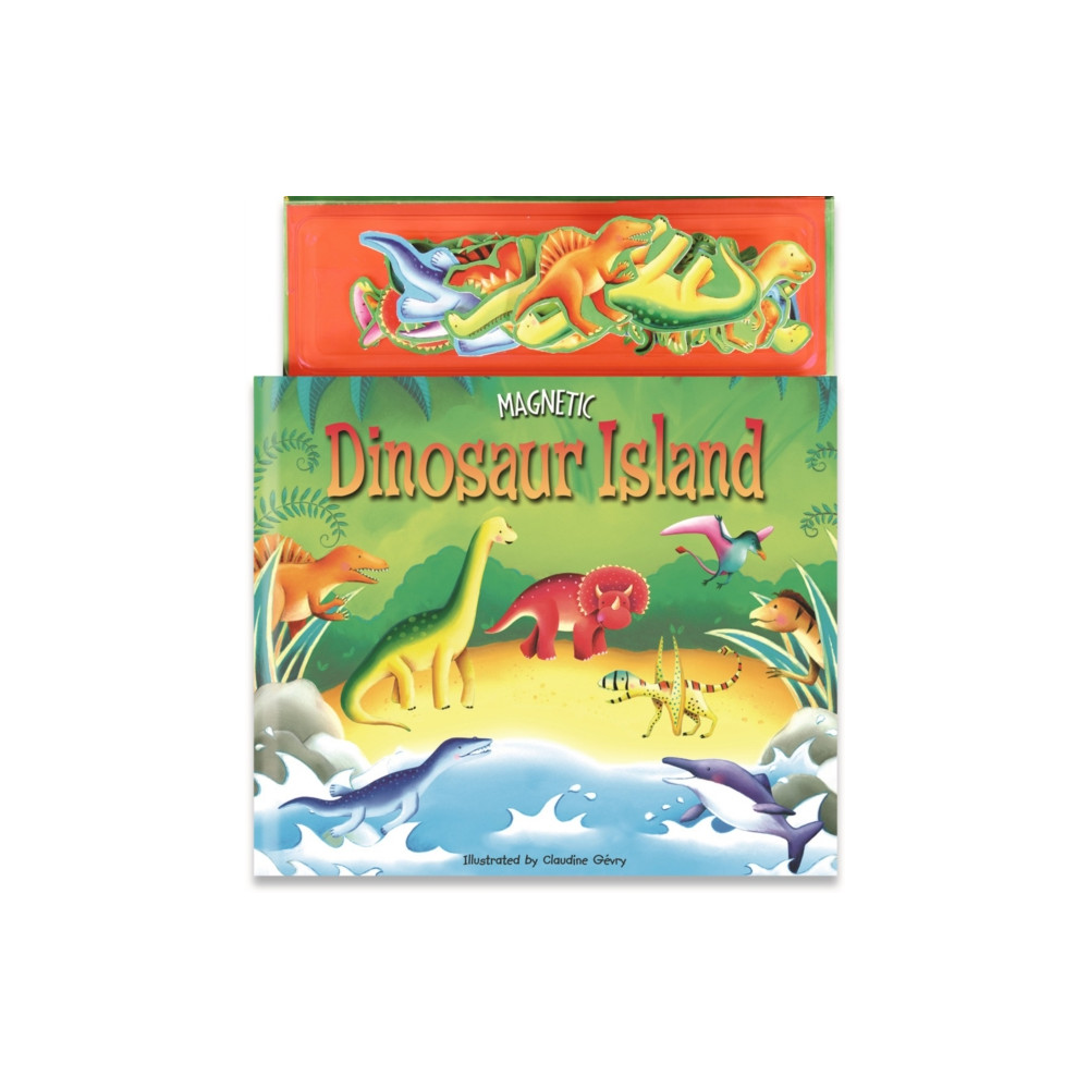 Produktbild för Magnetic Dinosaur Island (inbunden, eng)