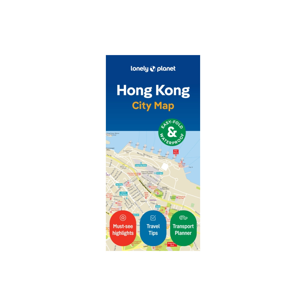 Produktbild för Lonely Planet Hong Kong City Map