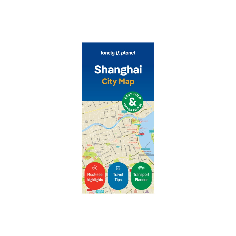 Produktbild för Lonely Planet Shanghai City Map