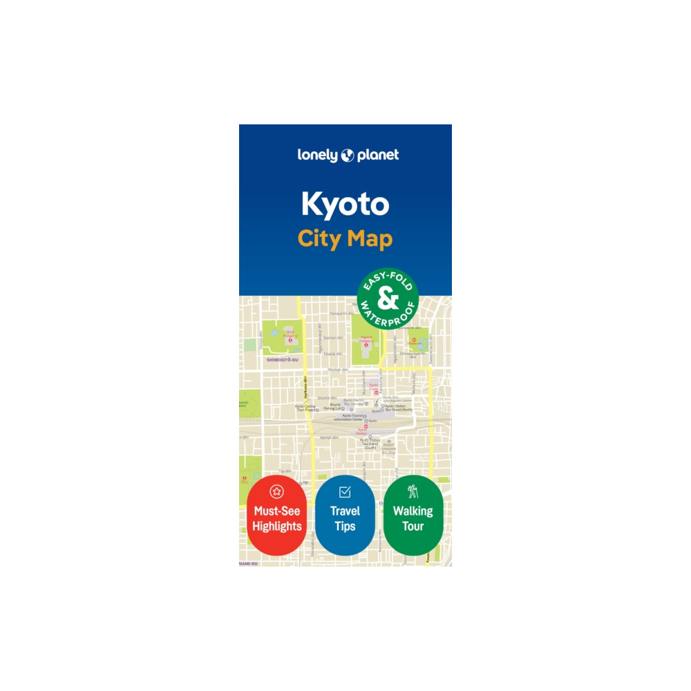 Produktbild för Lonely Planet Kyoto City Map