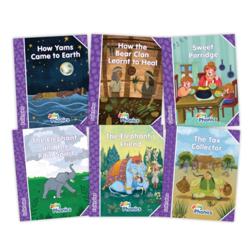 Jolly Learning Ltd Jolly Phonics Folktales Purple Readers (Level 5) Complete Set (1-6) (häftad, eng)