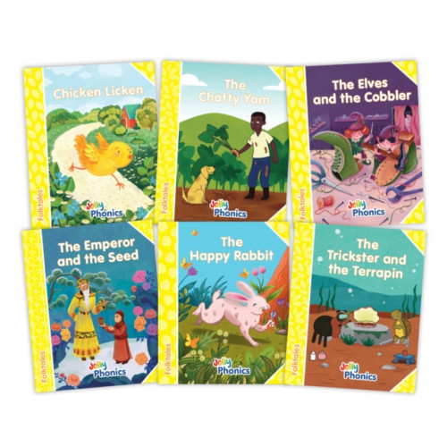 Jolly Learning Ltd Jolly Phonics Folktales Yellow Readers (Level 2) Complete Set (1-6) (häftad, eng)