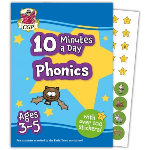 Coordination Group Publications Ltd (CGP) 10 Minutes a Day Phonics for Ages 3-5 (with over 100 stickers) (häftad, eng)