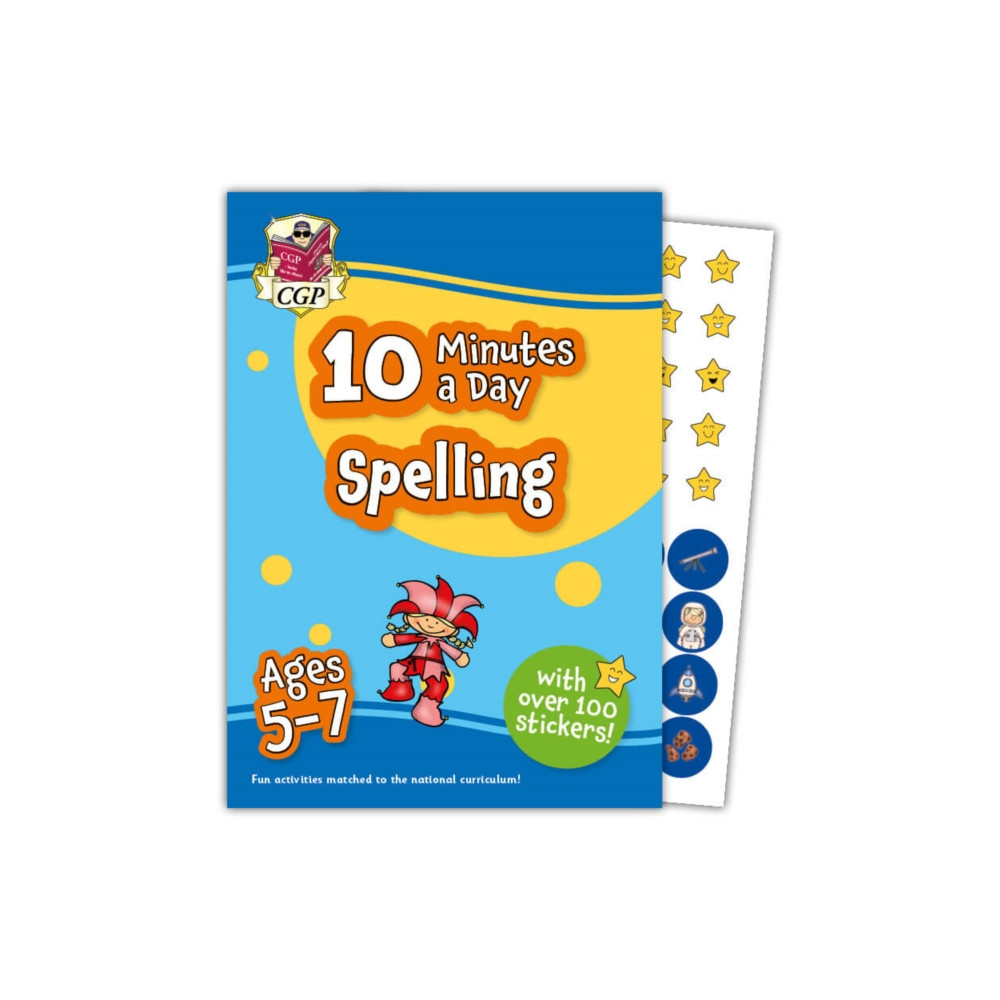Produktbild för 10 Minutes a Day Spelling for Ages 5-7 (with over 100 stickers) (häftad, eng)