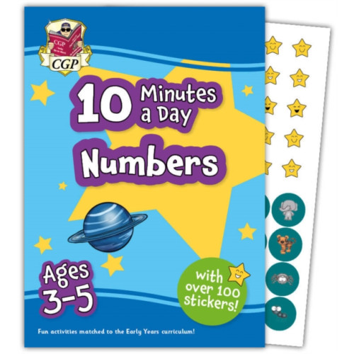 Coordination Group Publications Ltd (CGP) 10 Minutes a Day Numbers for Ages 3-5 (with over 100 stickers) (häftad, eng)