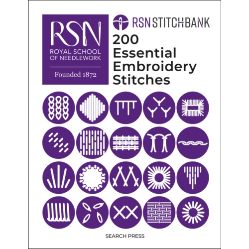 Search Press Ltd RSN Stitch Bank: 200 Essential Embroidery Stitches (inbunden, eng)