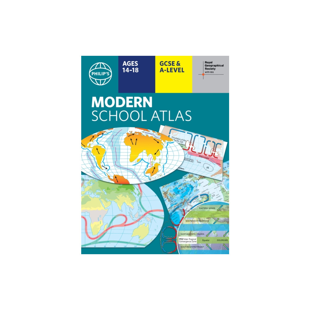 Produktbild för Philip's RGS Modern School Atlas (häftad, eng)