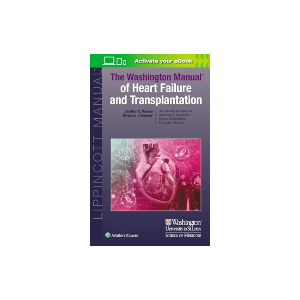 Produktbild för The Washington Manual of Heart Failure and Transplantation (häftad, eng)