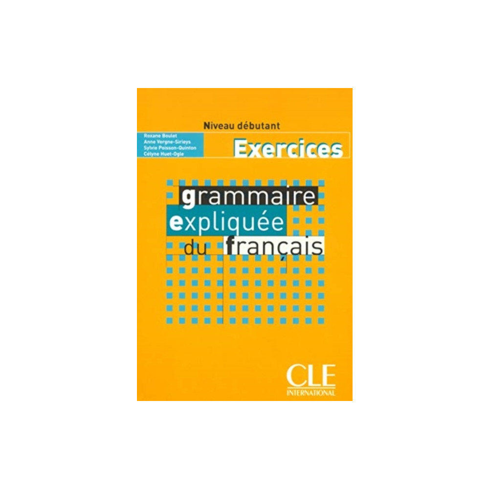 Produktbild för Grammaire expliquee du francais - Niveau debutant - Cahier d'activites (häftad, fre)