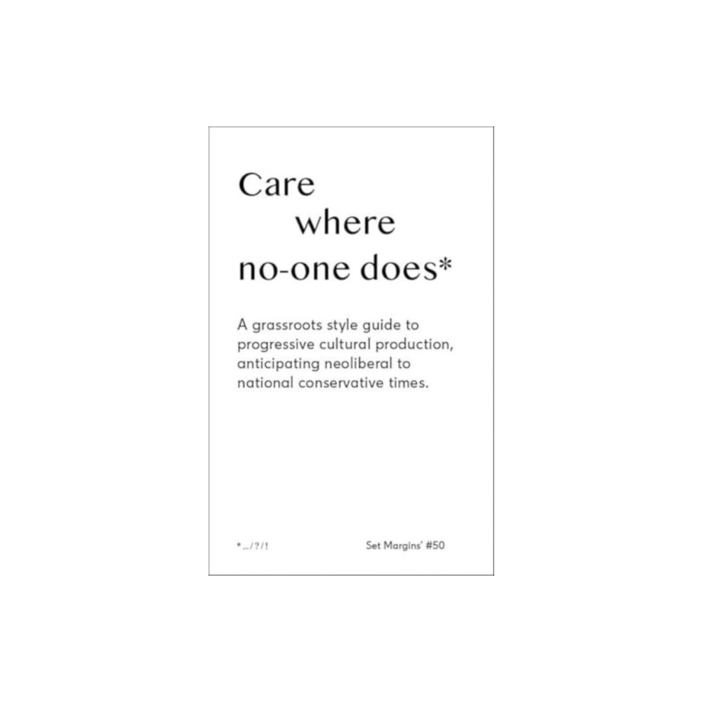 Produktbild för Care Where No One Does (häftad, eng)
