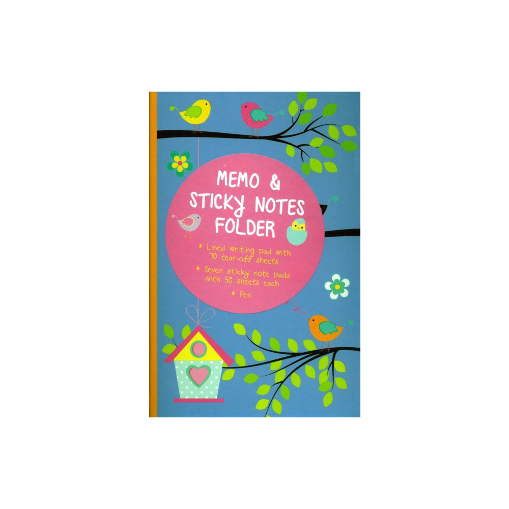Produktbild för Memo & Sticky Notes Folder: Cute Birds