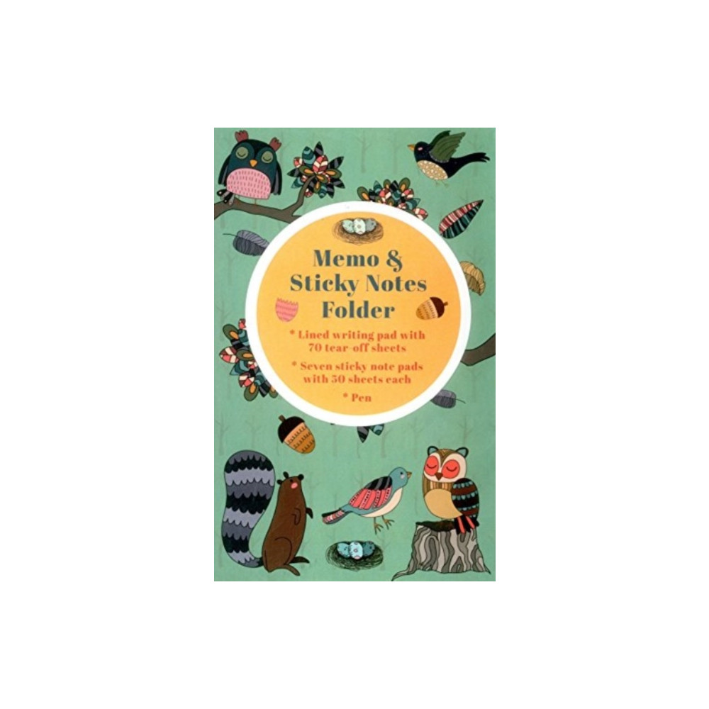 Produktbild för Memo & Sticky Notes Folder: Woodland Creatures
