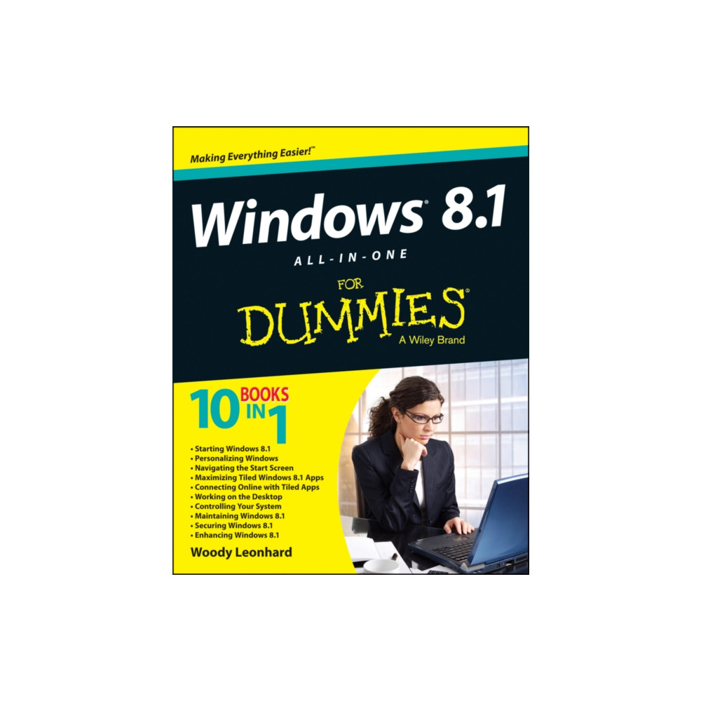 Produktbild för Windows 8.1 All-in-one For Dummies (häftad, eng)