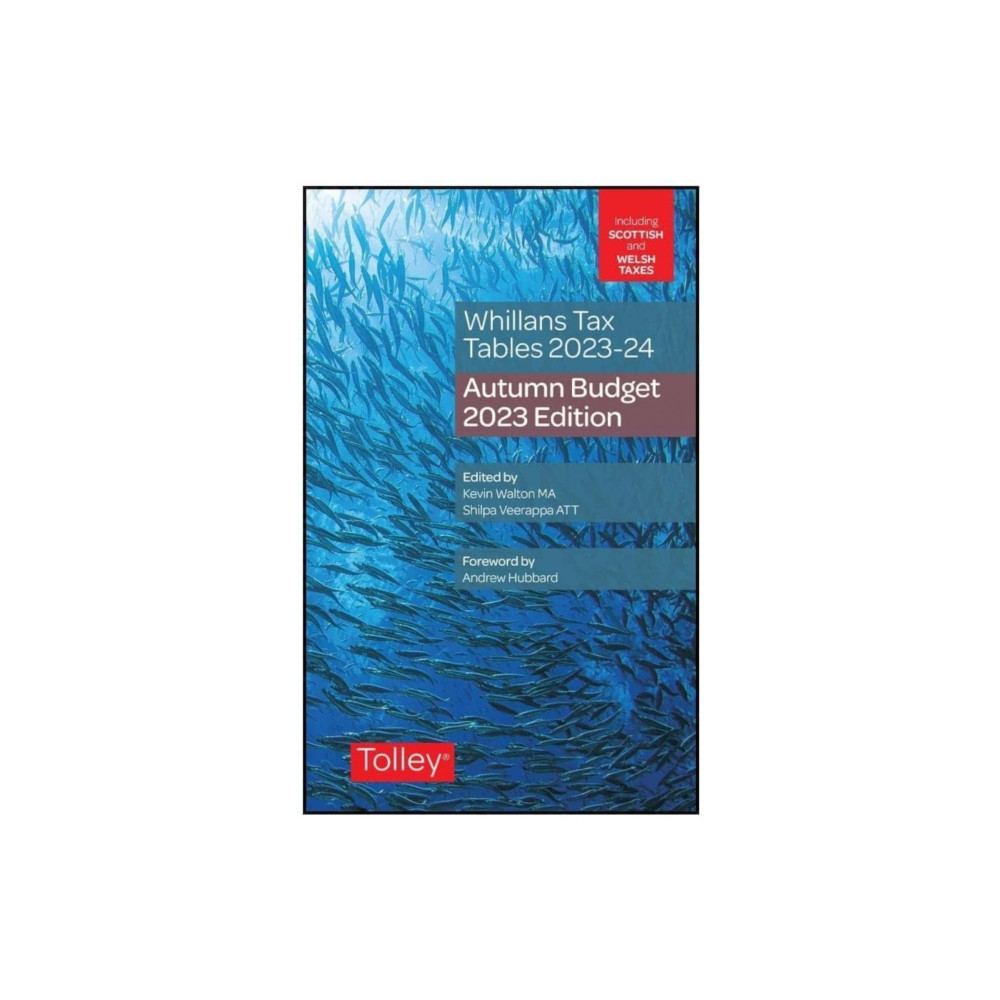 Produktbild för Whillans's Tax Tables 2023-24 (Budget edition) (häftad, eng)