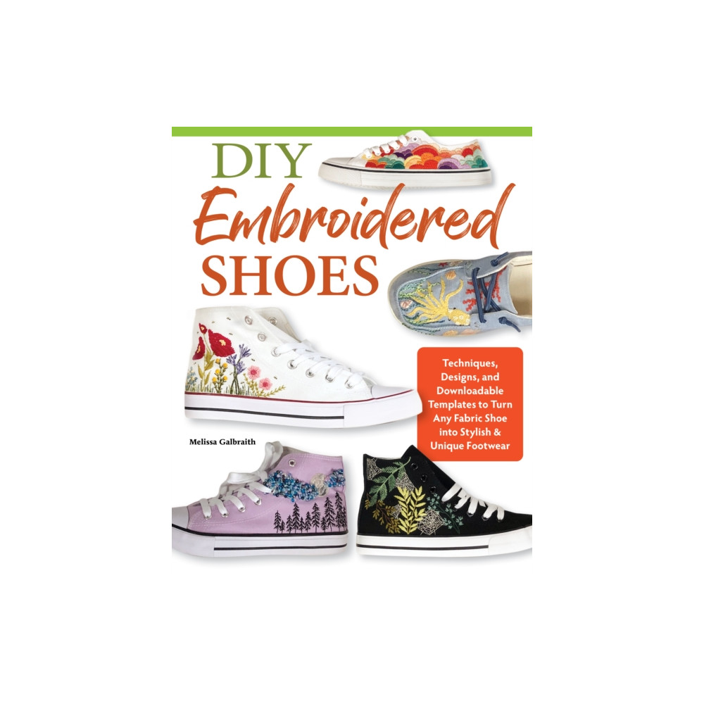 Produktbild för DIY Embroidered Shoes (häftad, eng)