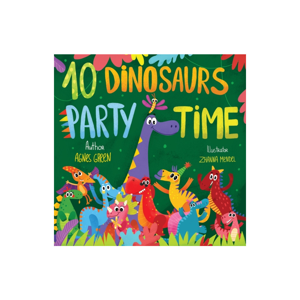 Produktbild för 10 Dinosaurs Party Time (häftad, eng)