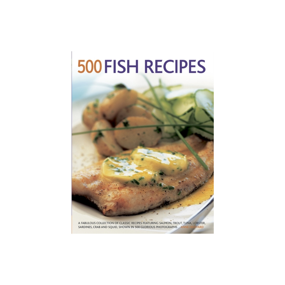 Produktbild för 500 Fish Recipes (häftad, eng)