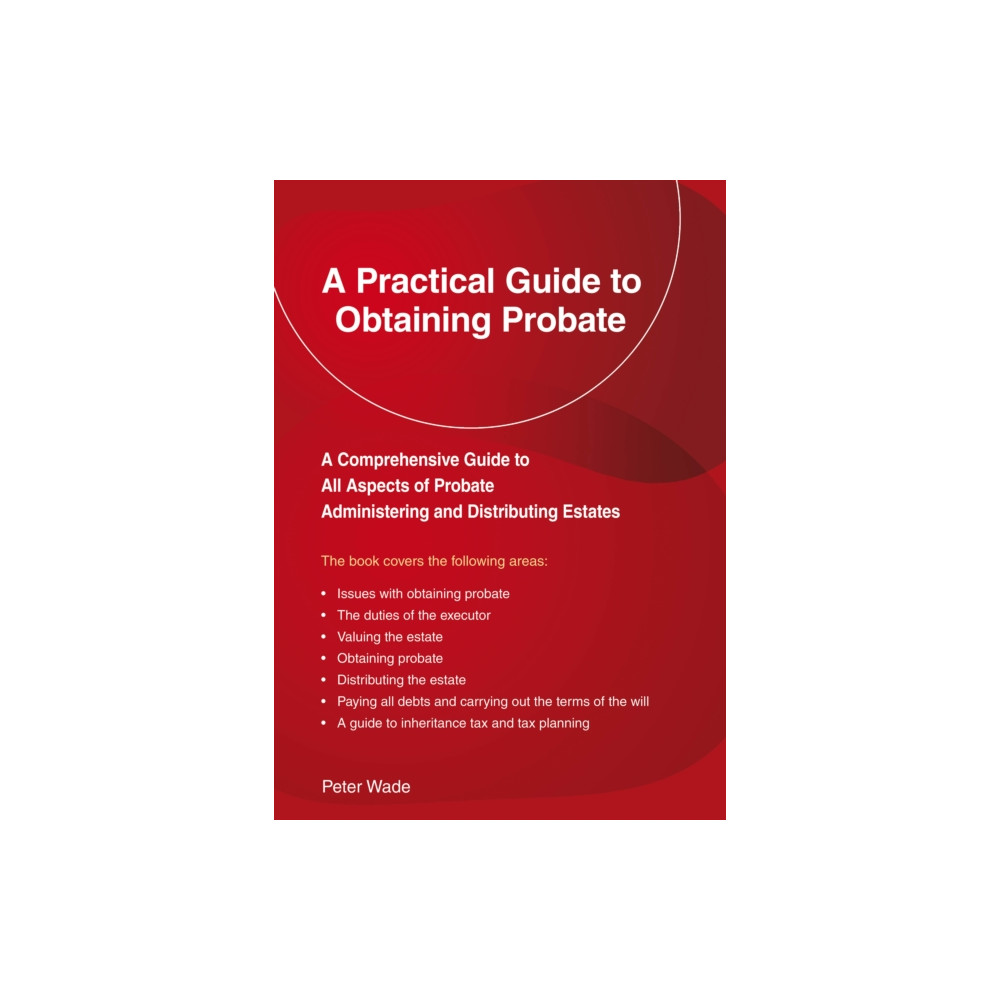 Produktbild för An Emerald Guide to a Practical Guide to Obtaining Probate (häftad, eng)