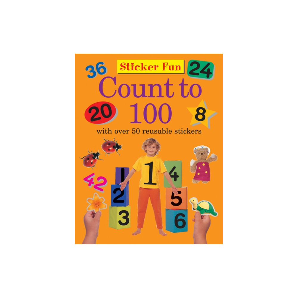 Produktbild för Sticker Fun - Count to 100 (häftad, eng)