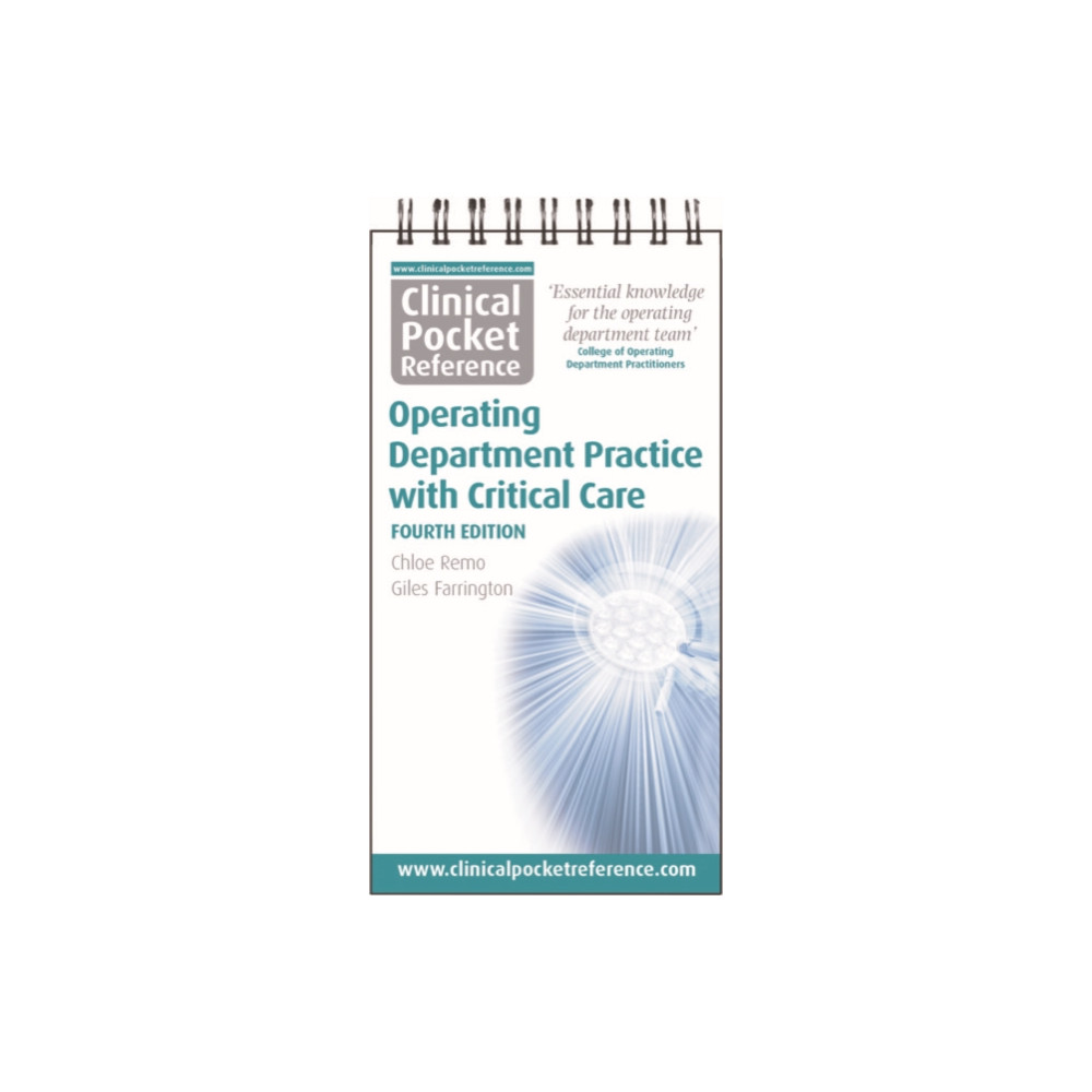 Produktbild för Clinical Pocket Reference Operating Department Practice (bok, spiral, eng)