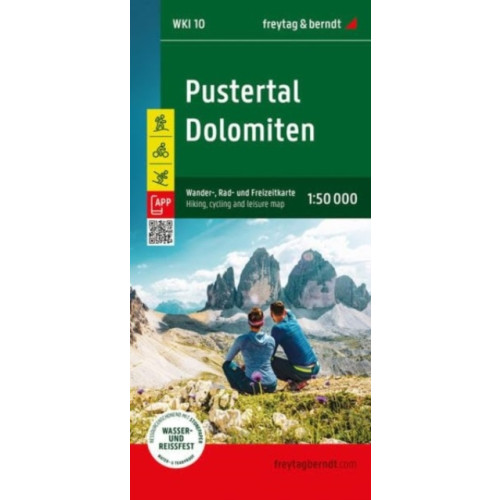 Freytag-Berndt Pustertal - Dolomites Hiking, Cycling and Leisure Map