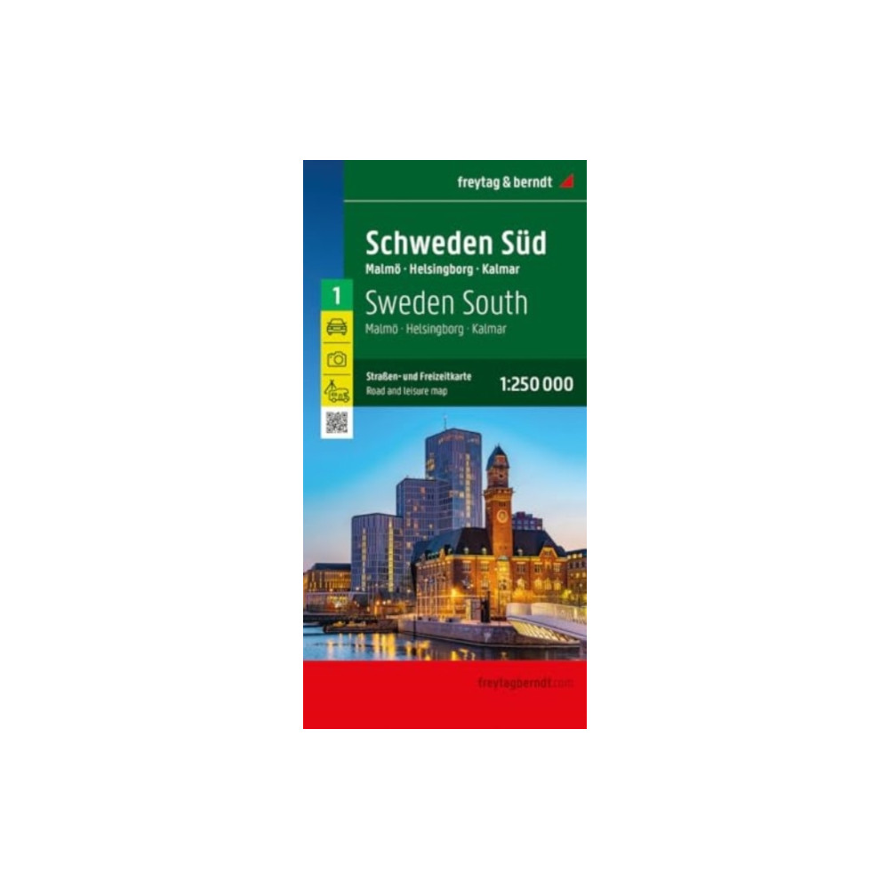 Produktbild för Sweden South Road and Leisure Map