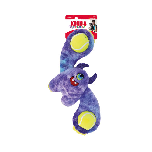 KONG Hundleksak Woozles Monster Mix Md KONG 27,9x19x13,3 cm
