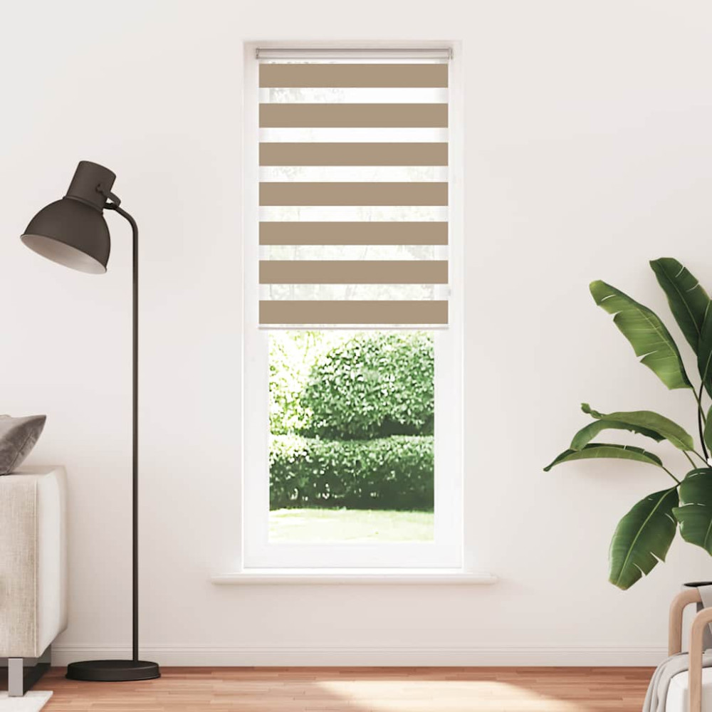 Produktbild för Rullgardin zebra 70x200 cm tyg bredd 65,9 cm polyester