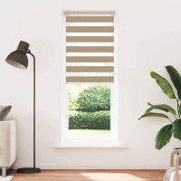 Produktbild för Rullgardin zebra 80x200 cm tyg bredd 75,9 cm polyester