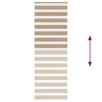 Produktbild för Rullgardin zebra 80x200 cm tyg bredd 75,9 cm polyester
