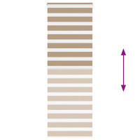 Produktbild för Rullgardin zebra 85x200 cm tyg bredd 80,9 cm polyester
