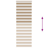 Produktbild för Rullgardin zebra 90x200 cm tyg bredd 85,9 cm polyester