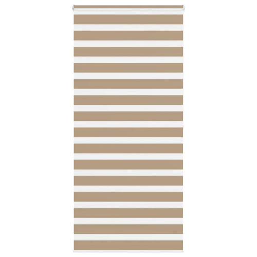 vidaXL Rullgardin zebra 95x200 cm tyg bredd 90,9 cm polyester