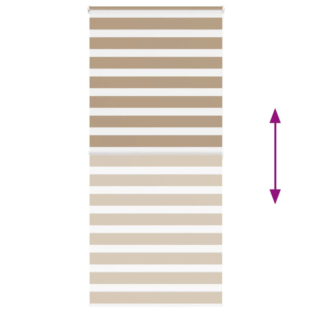 Produktbild för Rullgardin zebra 95x200 cm tyg bredd 90,9 cm polyester