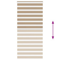 Produktbild för Rullgardin zebra 95x200 cm tyg bredd 90,9 cm polyester