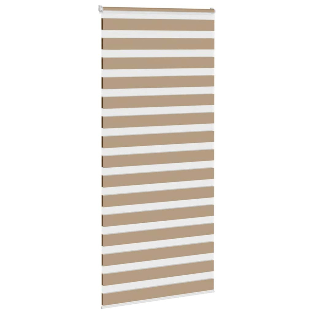 Produktbild för Rullgardin zebra 105x200 cm tyg bredd 100,9 cm polyester