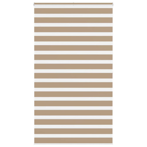 vidaXL Rullgardin zebra 120x200 cm tyg bredd 115,9 cm polyester