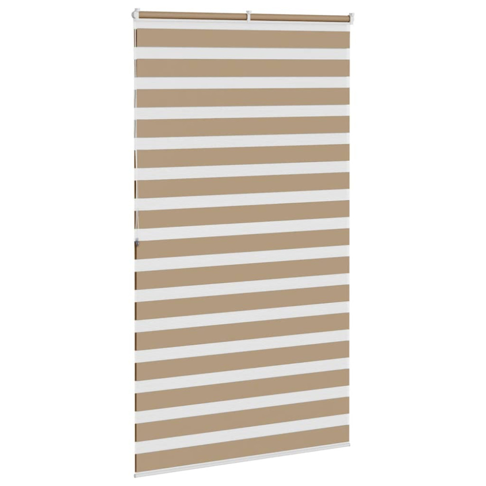 Produktbild för Rullgardin zebra 120x200 cm tyg bredd 115,9 cm polyester
