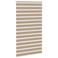 Produktbild för Rullgardin zebra 125x200 cm tyg bredd 120,9 cm polyester