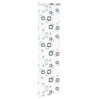 Produktbild för Rullgardin för dusch 60x240 cm tyg bredd 56 cm