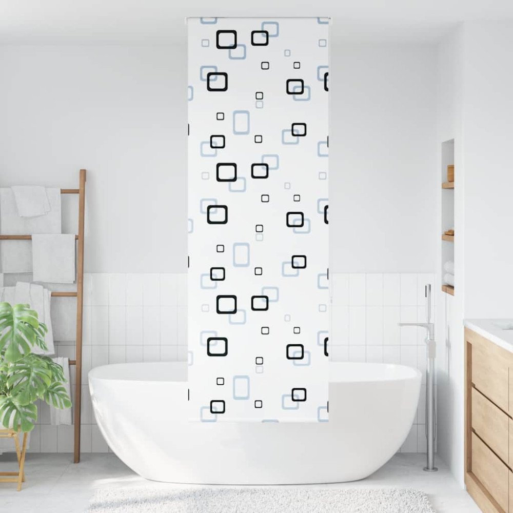 Produktbild för Rullgardin för dusch 70x240 cm tyg bredd 66 cm