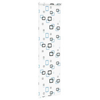 Produktbild för Rullgardin för dusch 70x240 cm tyg bredd 66 cm